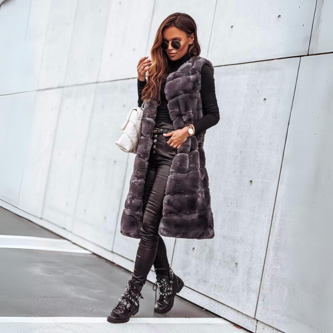 Grace™ | Elegant Ärm lös Vinterjacka