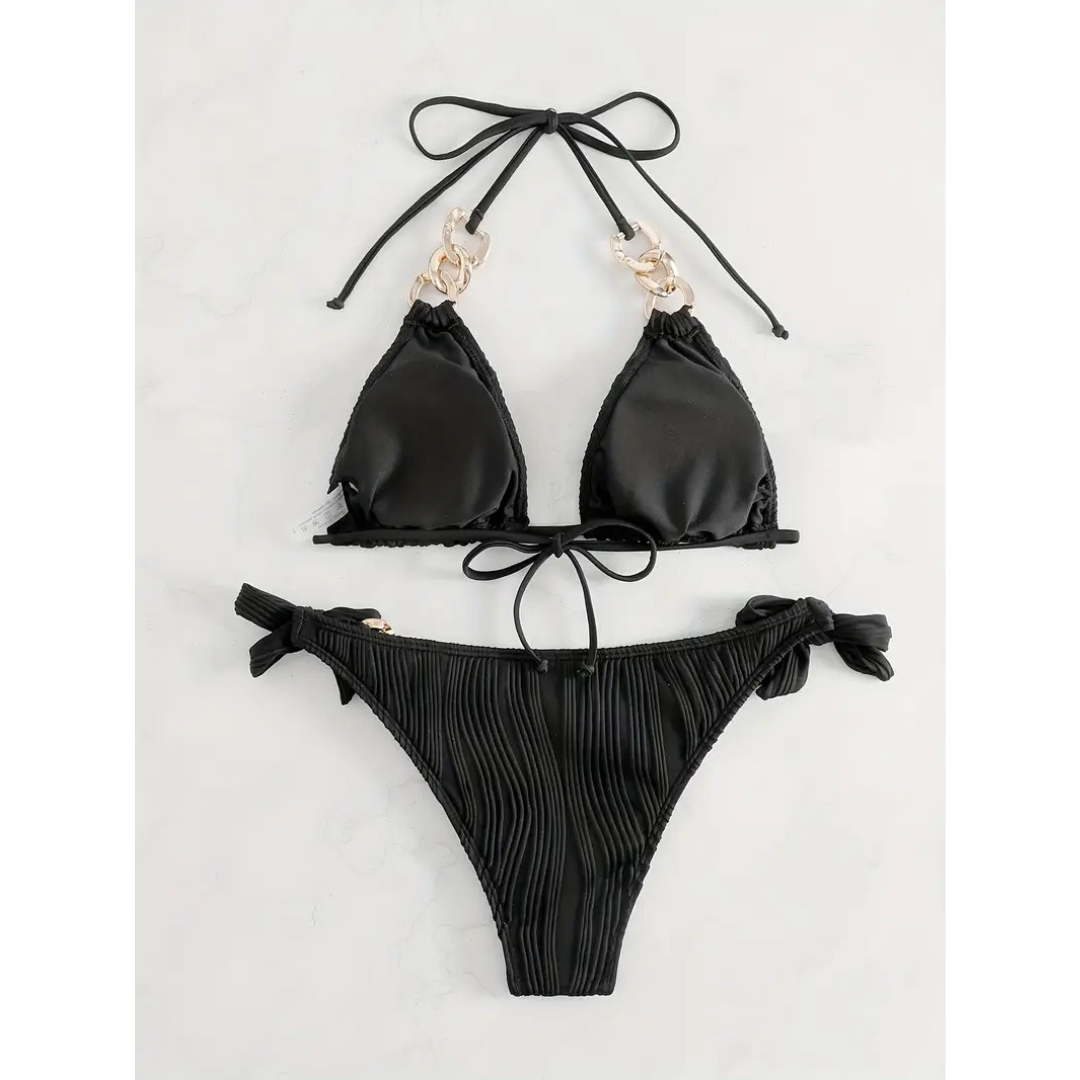 Golden Luxe Bikini Set