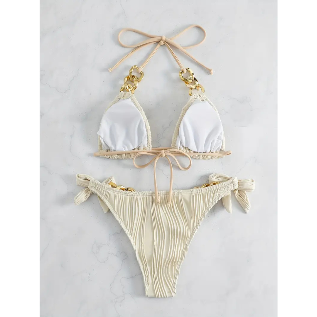 Golden Luxe Bikini Set