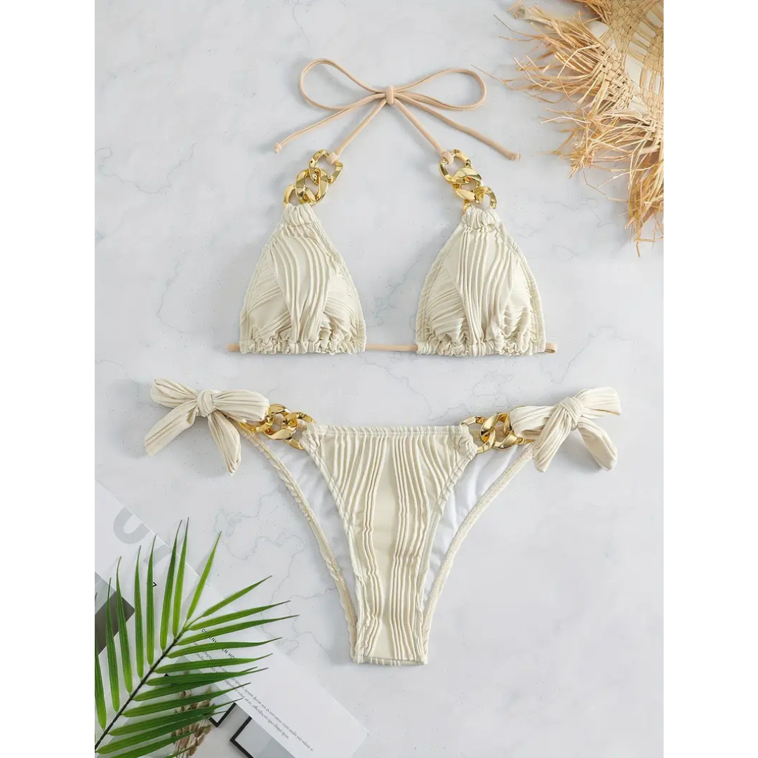 Golden Luxe Bikini Set