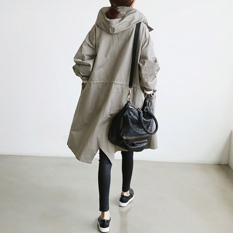 Elena™ | Trenchcoat med Huva