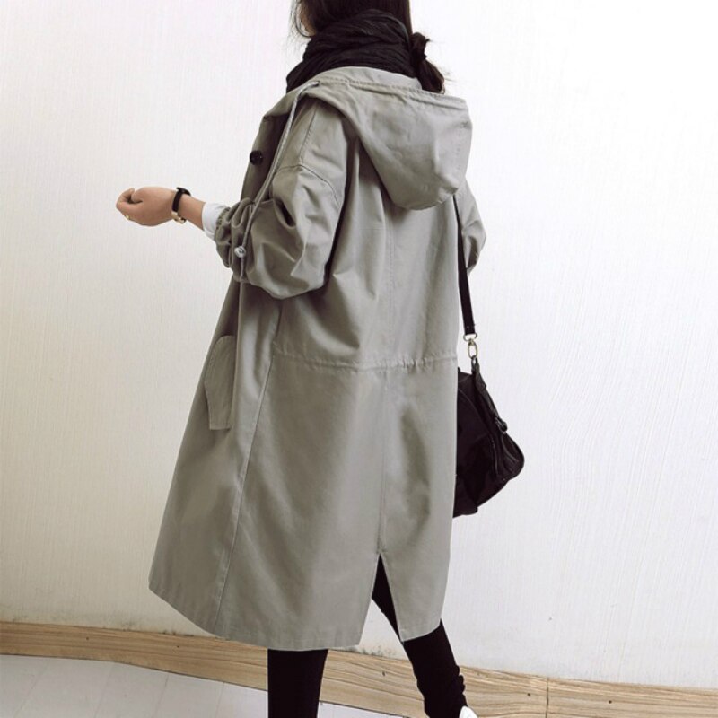 Elena™ | Trenchcoat med Huva