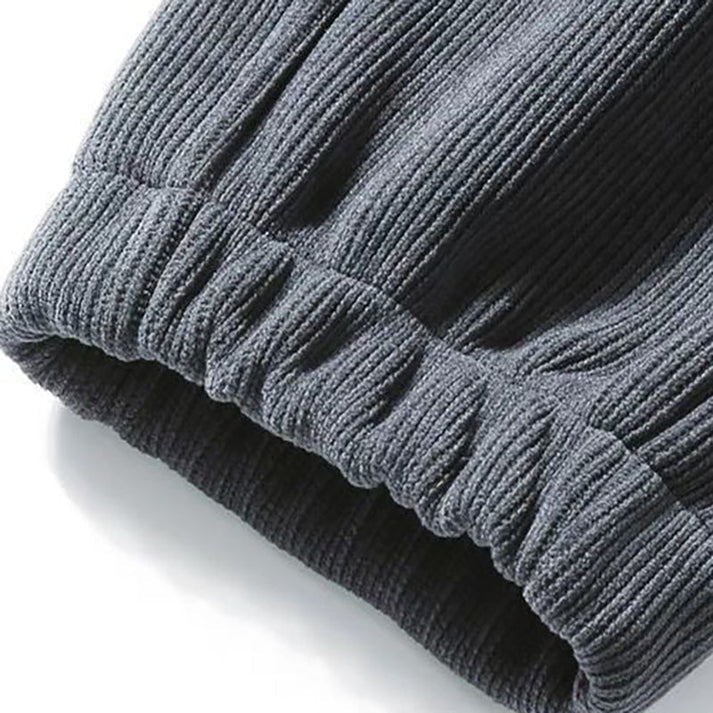 Pascal™ | Ribbade Joggingbyxor med Dragsko
