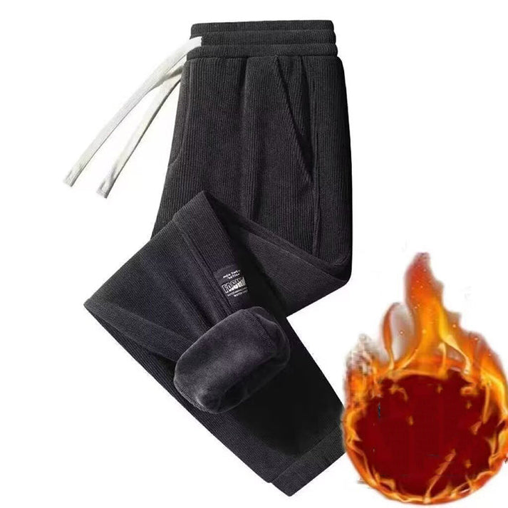 Pascal™ | Ribbade Joggingbyxor med Dragsko