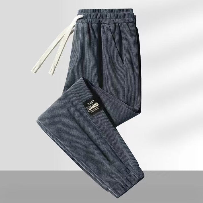 Pascal™ | Ribbade Joggingbyxor med Dragsko