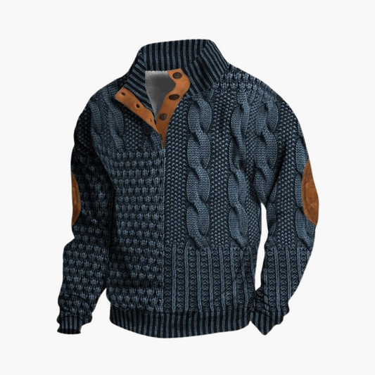 Albert™ | Stickad Pullover i Tidlös Design