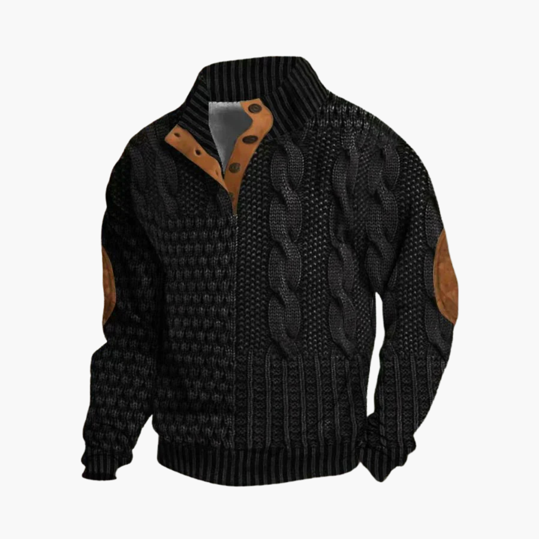 Albert™ | Stickad Pullover i Tidlös Design
