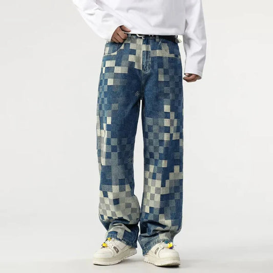 Ingo™ | Vida Jeans med Pixelmönster