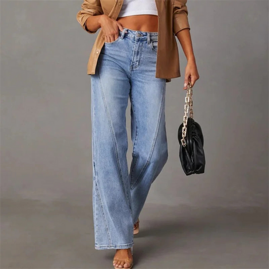 Quintina™ | Högmidjade Vida Jeans