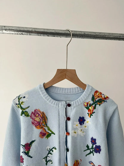 Sahara | Elegant vest met bloemen