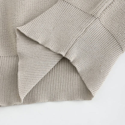 Julius™ | Stickad Ziptröja med Hög Krage