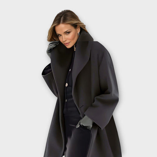 Isabelle™ | Elegant Kappa med Hög Krage