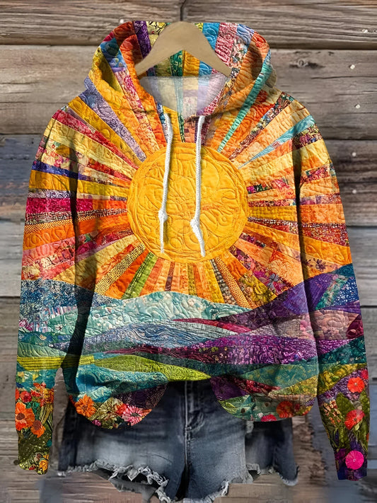 Amber™ | Färgstark soluppgångs-hoodie
