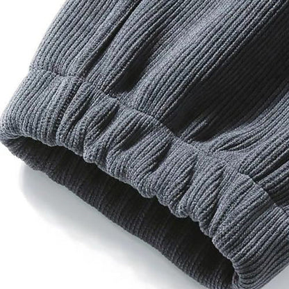 Pascal™ | Ribbade Joggingbyxor med Dragsko