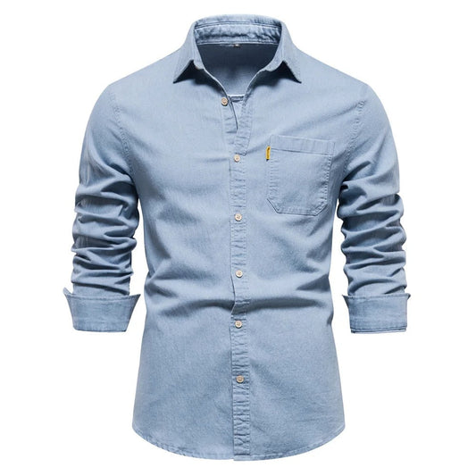 Paul™ | Herrskjorta i Denim och Bomull